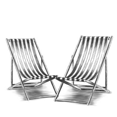 Draw Decking Chairs Picture