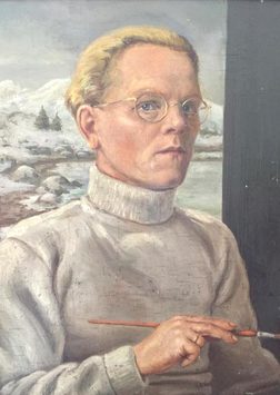 Self-portrait Ernst Weitkuhn