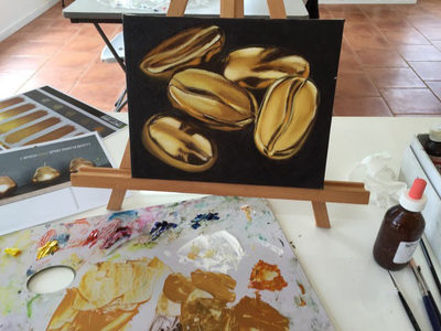 Oil Painting Lesson "How to Paint Gold"