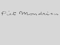 Signature Piet Mondrian