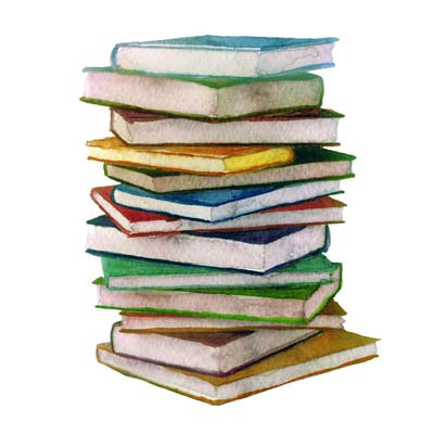 Paint stacked books Picture