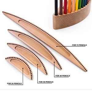 Picture Curved Pencil Holder