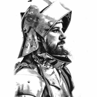 Picture Drawing of a Knight