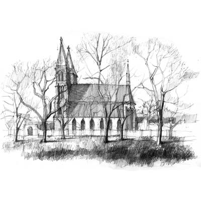 Draw a Church Picture