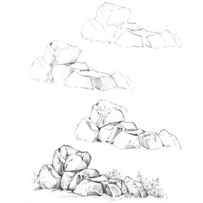 Draw Rocks 1 Picture