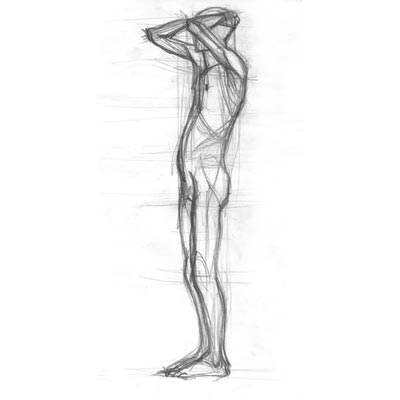Draw Standing Person Picture