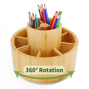 Picture Rotation Pencil Holder