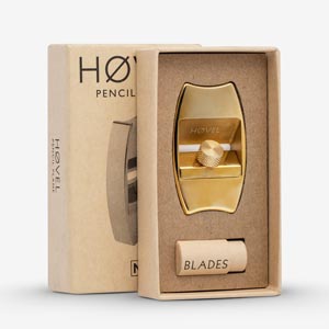 Picture Hovel Brass Pencil Holder