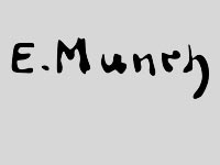 Signature Edvard Munch