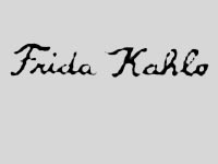Signature Frida Kahlo