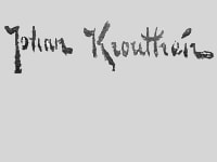 Signature Johan Krouthen