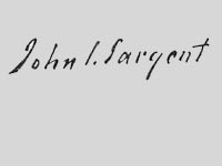 Signature John Singer Sargent