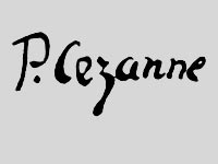 Signature Paul Cezanne
