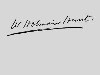 Signature Holman Hunt