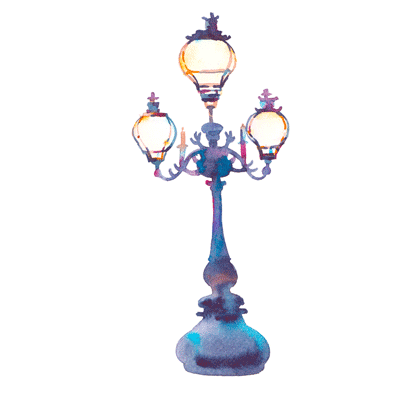 Parisian Street Lamp Picture